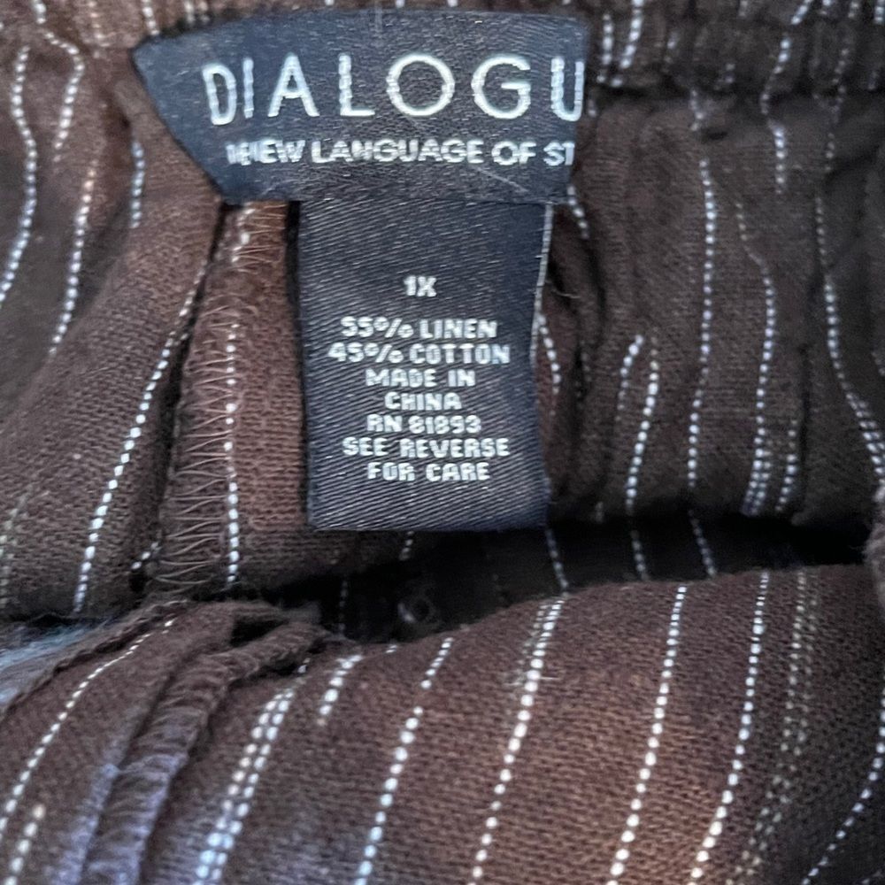 Dialogue Linen Drawstring‎ Pants - Picture 2 of 8